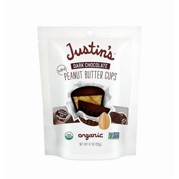 Justin's, Mini Dark Chocolate Peanut Butter Cups, 4.7 oz