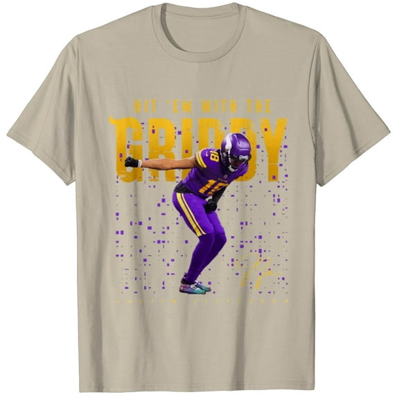 Justin sport Jefferson Mr. Griddy T-shirt, Unisex Cotton T-shirt