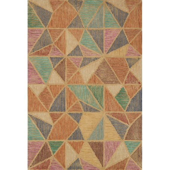 Justina Blakeney x Loloi Gemology Collection Fiesta / Ivory CONTEMPORARY Area Rug 9'-3" x 13'
