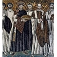 thumbnail image 1 of Justinian I (483-565). Nemperor Of The Byzantine Empire, 527-565.Nemperor Justinian The Great And His Court. Detail From, 1 of 1