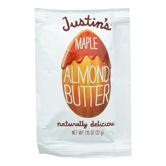(Pack Of 30) Justins Nut Butter Almond Maple Squeeze Pack 1.15 Oz