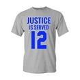 thumbnail image 1 of Justise Is Served Number 12 Basketball DT Adult T-Shirt Tee, 1 of 2