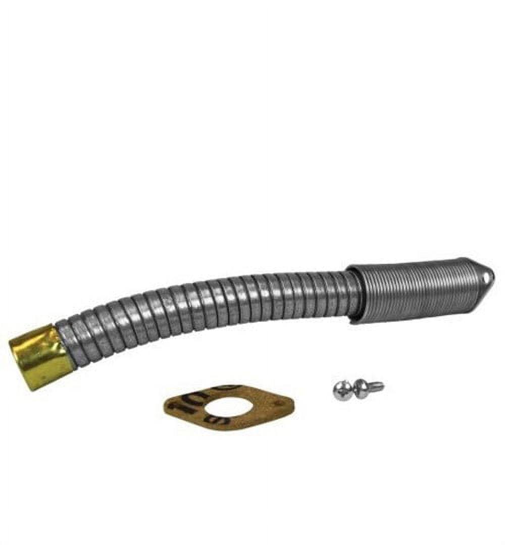 12" Silver Stainless Steel Flexible Safety Hose