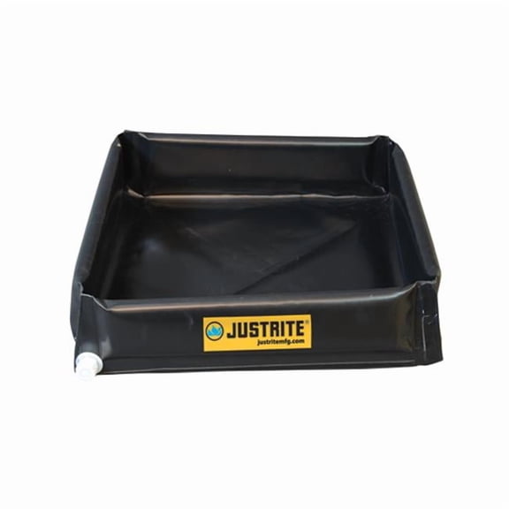 Justrite 28442 Mini-Berm Flex Tray, Cap. 30 Gals.