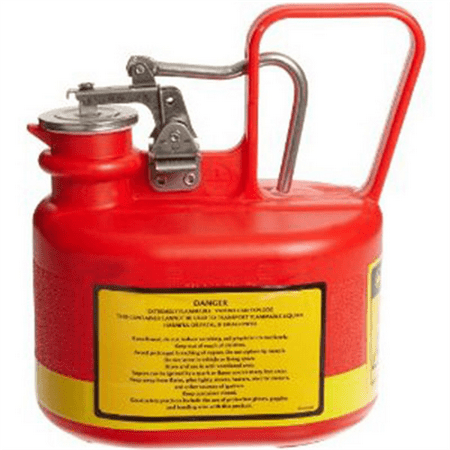 Justrite Mfg. Co. 1/2 Gallon Oval N/M Safety Can