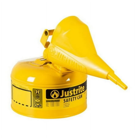Safety Can, Safety with Funnel, Type 1, 1 gal, Yellow