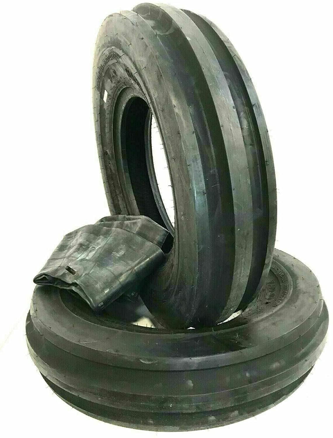 Tri Rib Wheel New 650-16 Front Tri Rib 6ply Tractor Tires with Tubes (2 Pack ...
