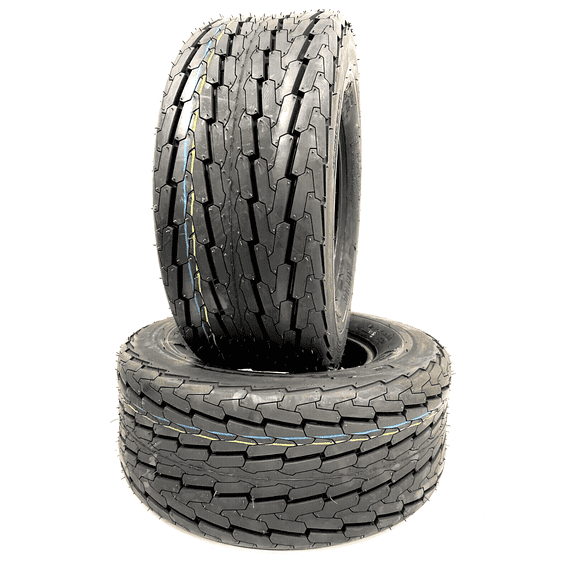 Justubes 2-Pack 20.5x8-10 Trailer Tires 12PR Load F Heavy Duty 205/65D10 🚛⚙️