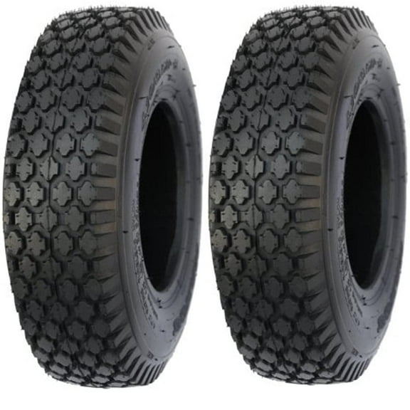 Justubes 4.10/3.50-6 4 PR Heavy Duty Stud Tires