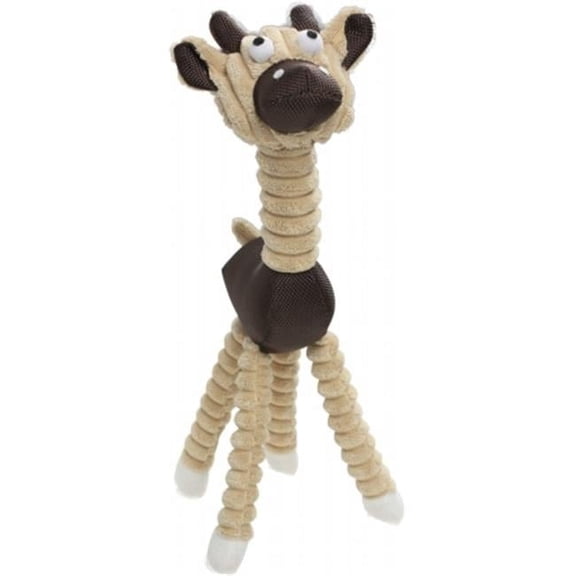 Jute And Rope Giraffe Cow Pet Toy - Brown, One Size