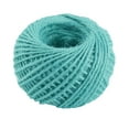 thumbnail image 1 of Jute Burlap Ribbon Twine Rope Cord String Pack Roll Turquoise 2mm Dia 50m Length, 1 of 5