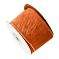 thumbnail image 1 of Jute Burlap Ribbon,Wide Jute Ribbon Natural Burlap Fabric Roll Wired Edge,Christmas DIY Crafts And Holiday Decor,for Wreaths,Christmas Tree Decoration,Big Bow Crafts,Gift Wrapping, Wedding(Orange), 1 of 6