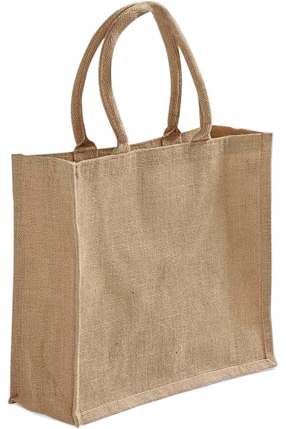 Jute Burlap Tote Bags – Multiple Size Options, Reusable and Eco-Friendly for Shopping, Events, Gifts & More