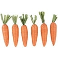 thumbnail image 1 of Jute Carrots Easter Decor Orange Mini 6, 1 of 3