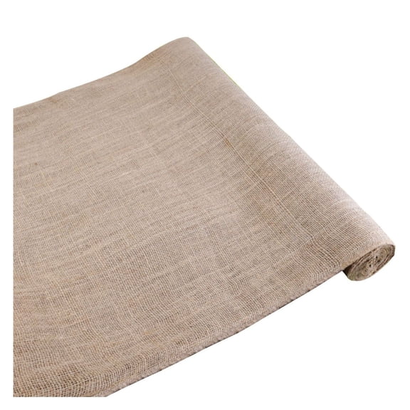 Jute Cloth Roll 4.7 inch x 16.4 ft - Natural Weed Barrier Fabric, Garden Mulch, Soil Moisture Control, Biodegradable Plant Cover for Landscaping