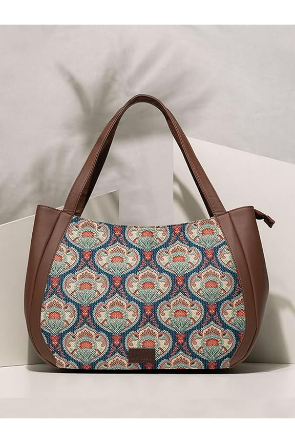 Jute Handcrafted Vegan Leather Women's Shoulder Luna Handbags