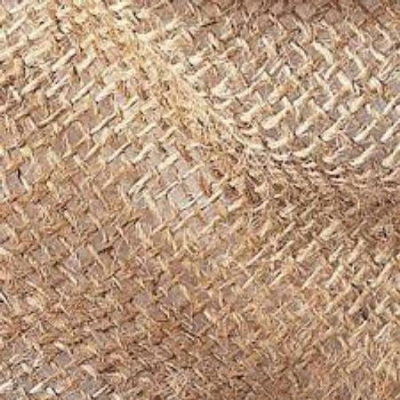 Jute Natural Burlap Weed Netting Fabric Soil Saver Mesh 48 Inch X 15 Feet 60 sq ft wrap Gardening tree Erosion Control Liners, Loose Weave Barrier Blanket Raised Bed, Seed Cover, Craft & Hobby Fabric