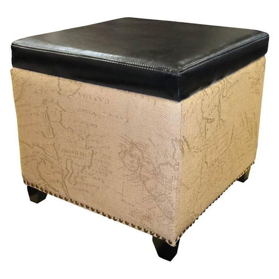 ARMEN LIVING Kenya Jute Ottoman