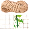 thumbnail image 1 of Jute Plant Support Netting,Bexikou 1.8m*2m Garden Pea Bean Net,Eco-Friendly Climbing Plant Trellis Rope Netting,Natural Twine Net for Garden Bean Fruits Climbing Plants Sweet Peas, 1 of 7