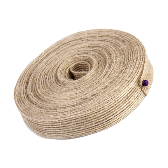 Jute Ribbon Webbing in Khaki for Wedding Decor and Handmade Craft Embellishments