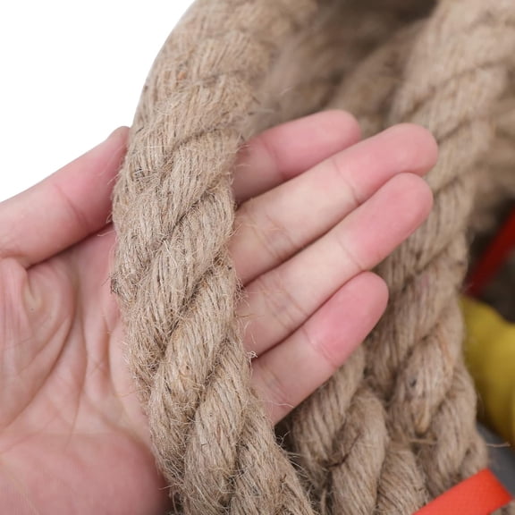 Jute Rope, 1 1/4 inch x 100 FT Natural Twisted Manila Heavy Duty Hemp Ropes