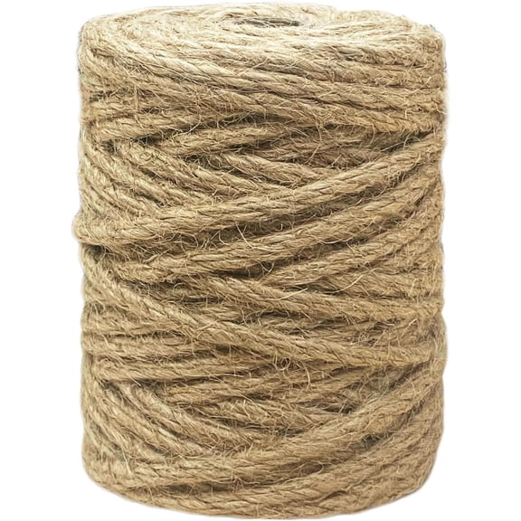 Jute Rope 5mm98ft Thick Twine Rope for Crafts Wrapping Home Decoration