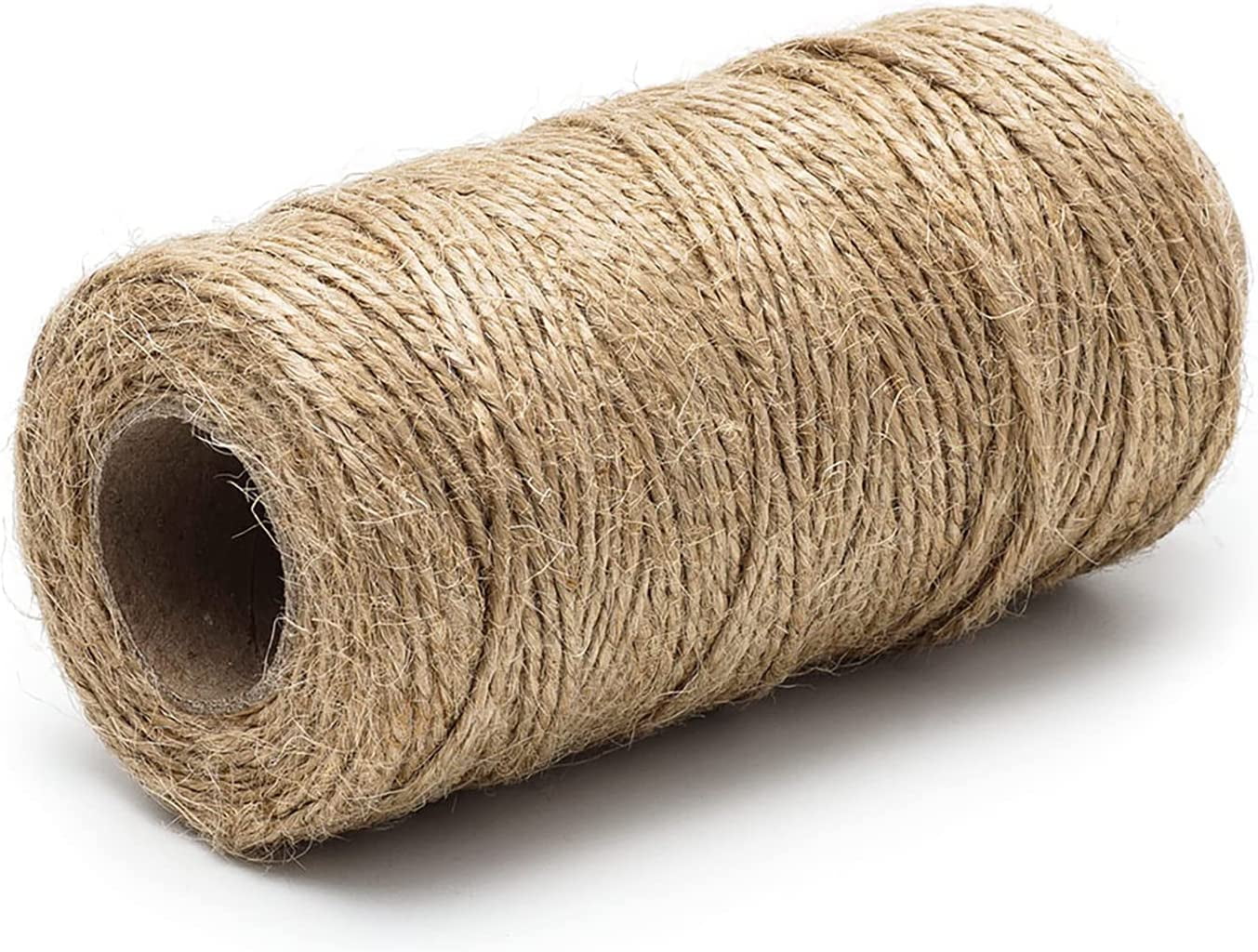 Leisure Arts 4-Ply Natural Floral Jute Rope Cord in Roll - 1LB Reusable 