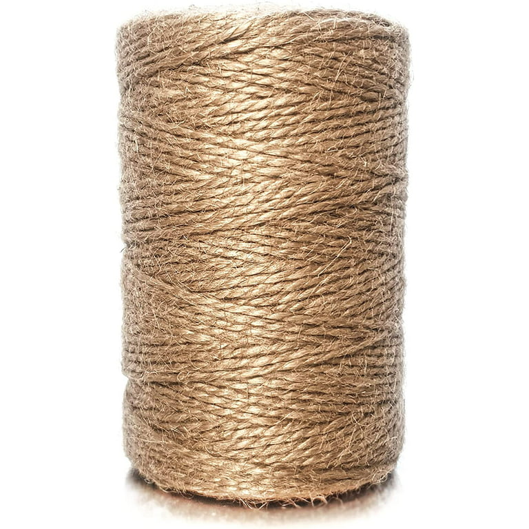 Jute Rope Jute Twine Natural String Thin Rope Garden Twine for Plants Heavy  Duty 2 ply 400ft for Gift Box Packing Burlap Rope Twine Gardening Twine  Decorating Twine