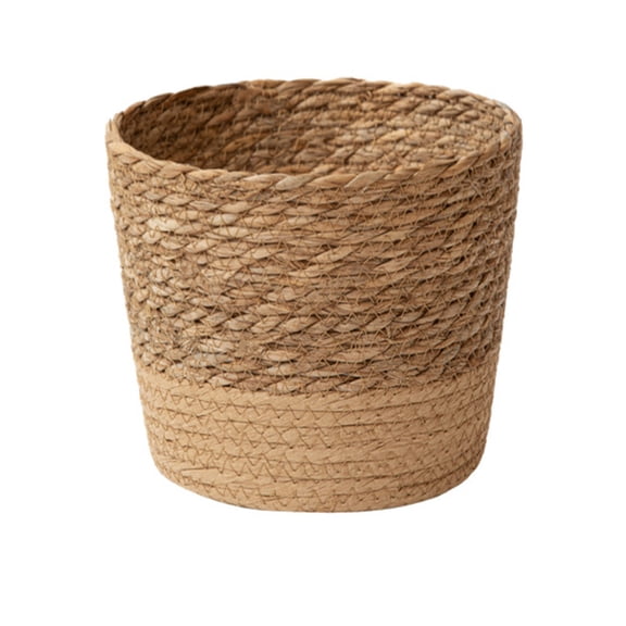 Jute Rope Plant Basket | Woven Seagrass Storage Organizer | Rustic Decorative Planter for Indoor Plants, Laundry, Toys & Crafts | Fits Living Room, Bedroom, Office & Garden