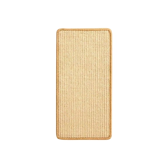 Jute Sisal Cat Scratching Pad with Hook and Loop Fastener for Wall Mount Reversible Scratch Mat for Cats and Felines