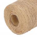 Jute Twine 300M Length 1mm Diameter 1 Strand Jute String Rope DIY Handcraft Accessory Home Decoration