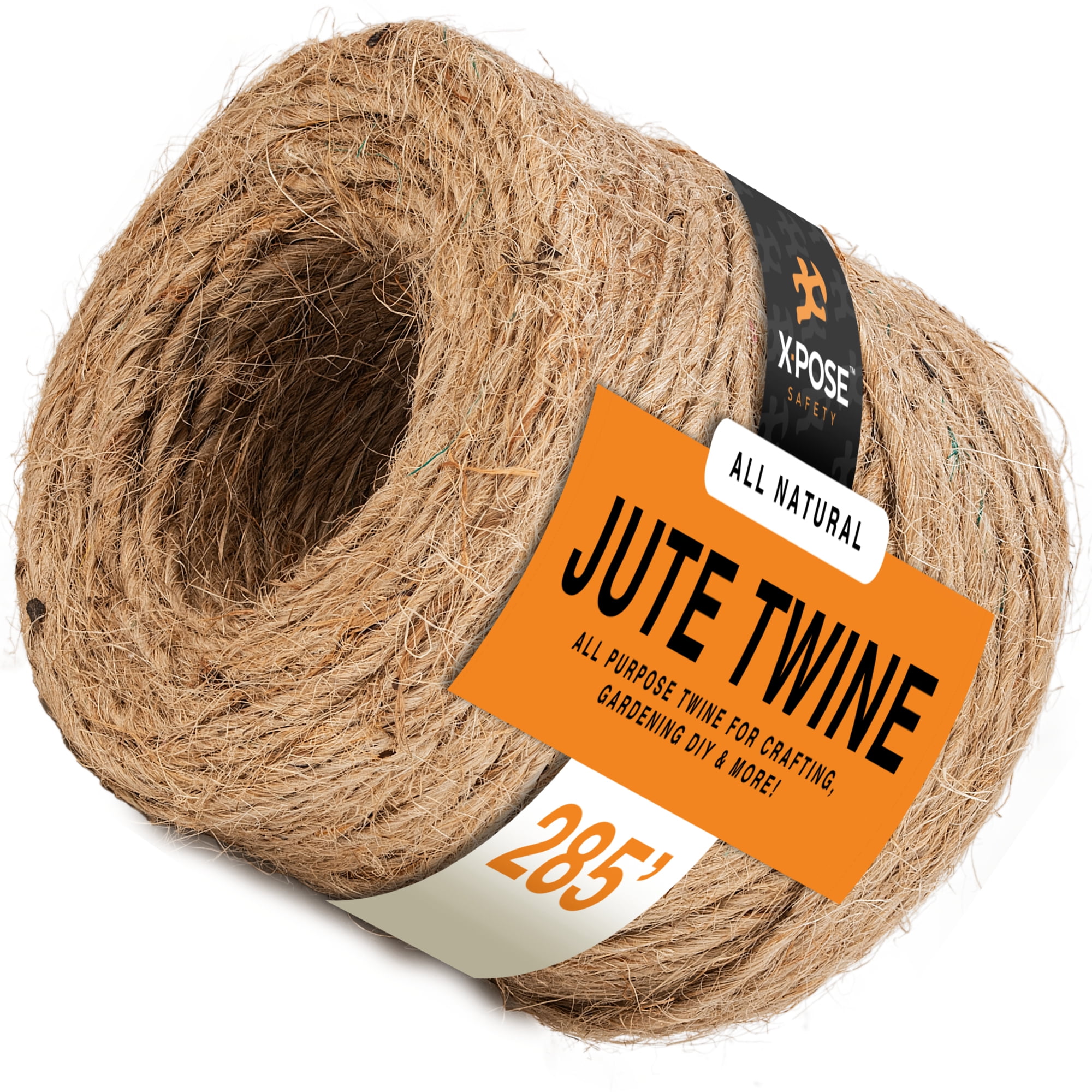 Jute Twine - Brown Roll Jute Twine for Crafts Soft Yet Strong Natural Jute  String Burlap String for Packaging, Wrapping,Packing Materials Decorative