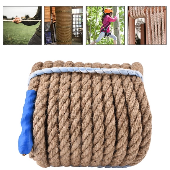 Jute Twine, Durable Wear Resistance Friction Resistance Climbing Jute Rope, For Bundling Packaging