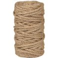 thumbnail image 1 of Jute Twine String 6mm Natural Thin Ribbon for Craft Gardening Art Wedding Decoration Packing Material (80FT * 6mm), 1 of 13