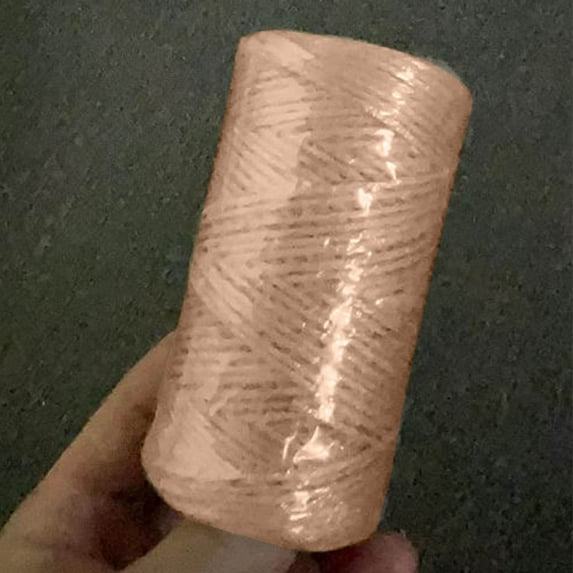 Jute Twine String, Thin Twine for Craft, Gardening Gift Packing Material, Crochet Knitting Twine for Tomato Climbing Plants Floral, 800ft