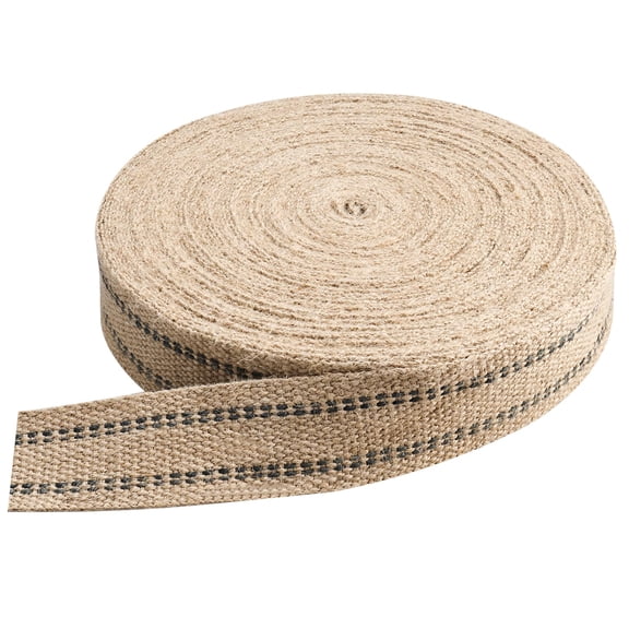 Jute Upholstery Webbing 2 Inch 33 Yard Natural Fiber Fabric Strap
