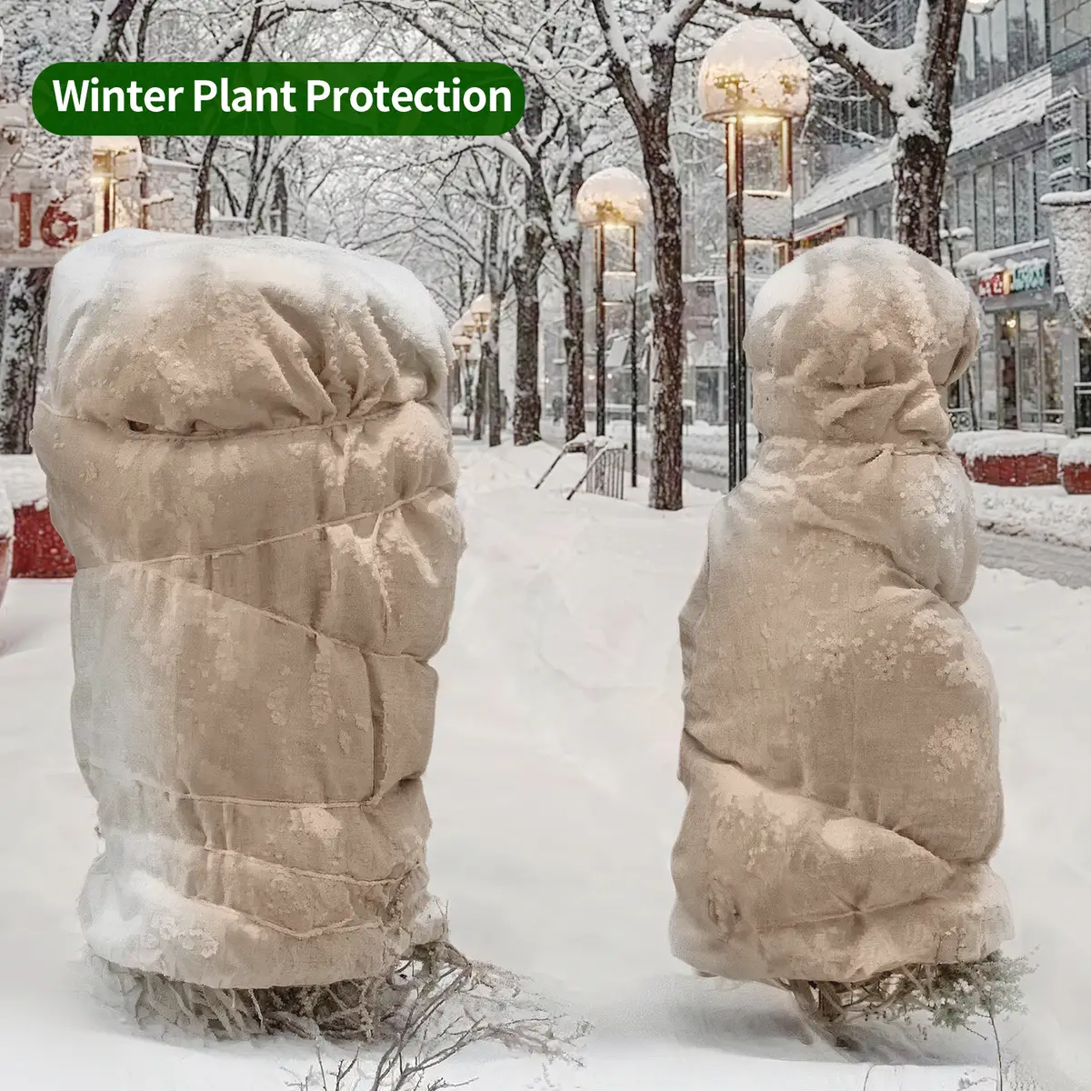 Jute mulch, a natural and biodegradable terroir, suppresses weeds, retains moisture, and provides breathability, suitable for gardens and fruit and vegetable planting.
