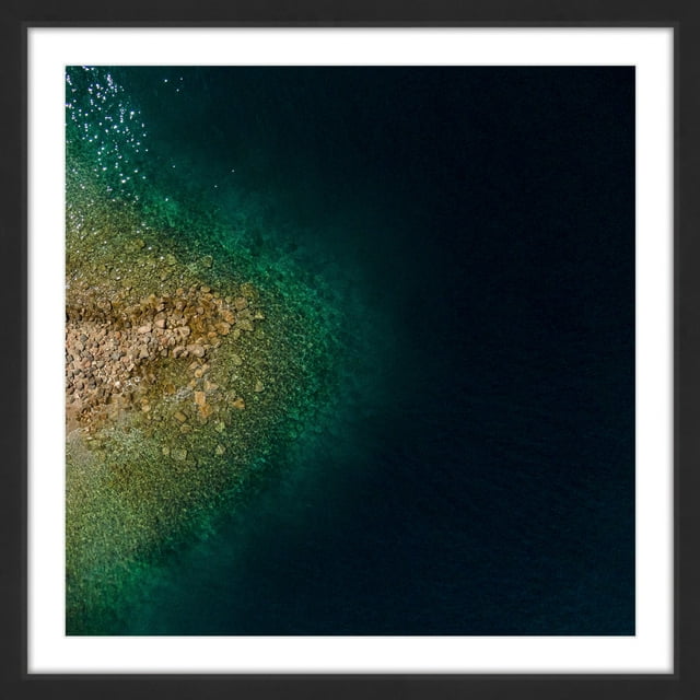 "Jutting Out" Framed Painting Print