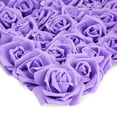 thumbnail image 1 of Juvale Stemless Artificial Roses - Durable Plastic Roses for Wedding Decor - for Centerpiece Table Decorations - Realistic Artificial Flowers for Maintenance-Free Use - Purple, Pack of 100, 1 of 10
