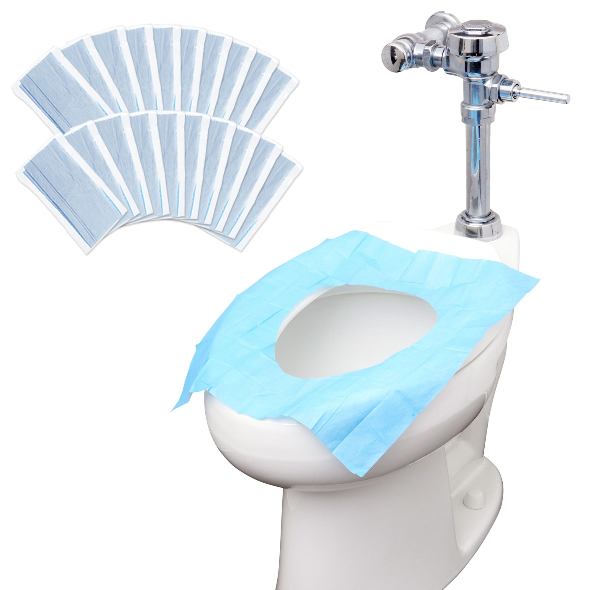 Juvale 50Pack Disposable Toilet Seat Covers for Adults Individually — free download
