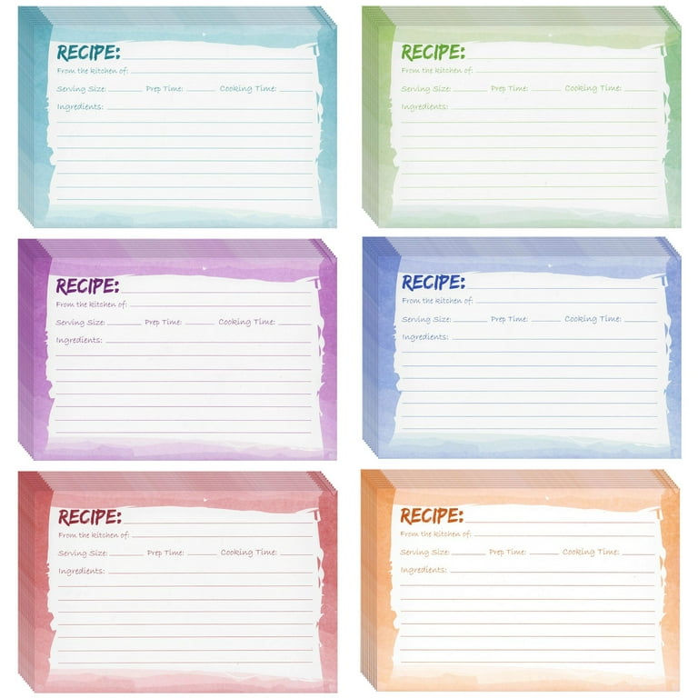 https://i5.walmartimages.com/seo/Juvale-60-Pack-4x6-Recipe-Cards-Double-Sided-Colored-Index-Cooking-Kitchen-Organization-Restaurants-Cafes-Diners-Watercolor-Design-Bulk-Pack_bb91a510-642a-4c11-8258-c1db921fbd57.9d41876d8d36dbe3450975b188da30f1.jpeg?odnHeight=768&odnWidth=768&odnBg=FFFFFF