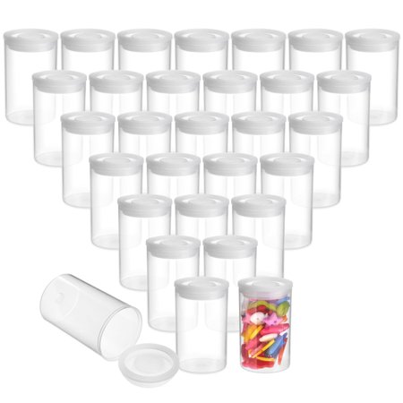 Juvale White Film Canisters, 30 Pack