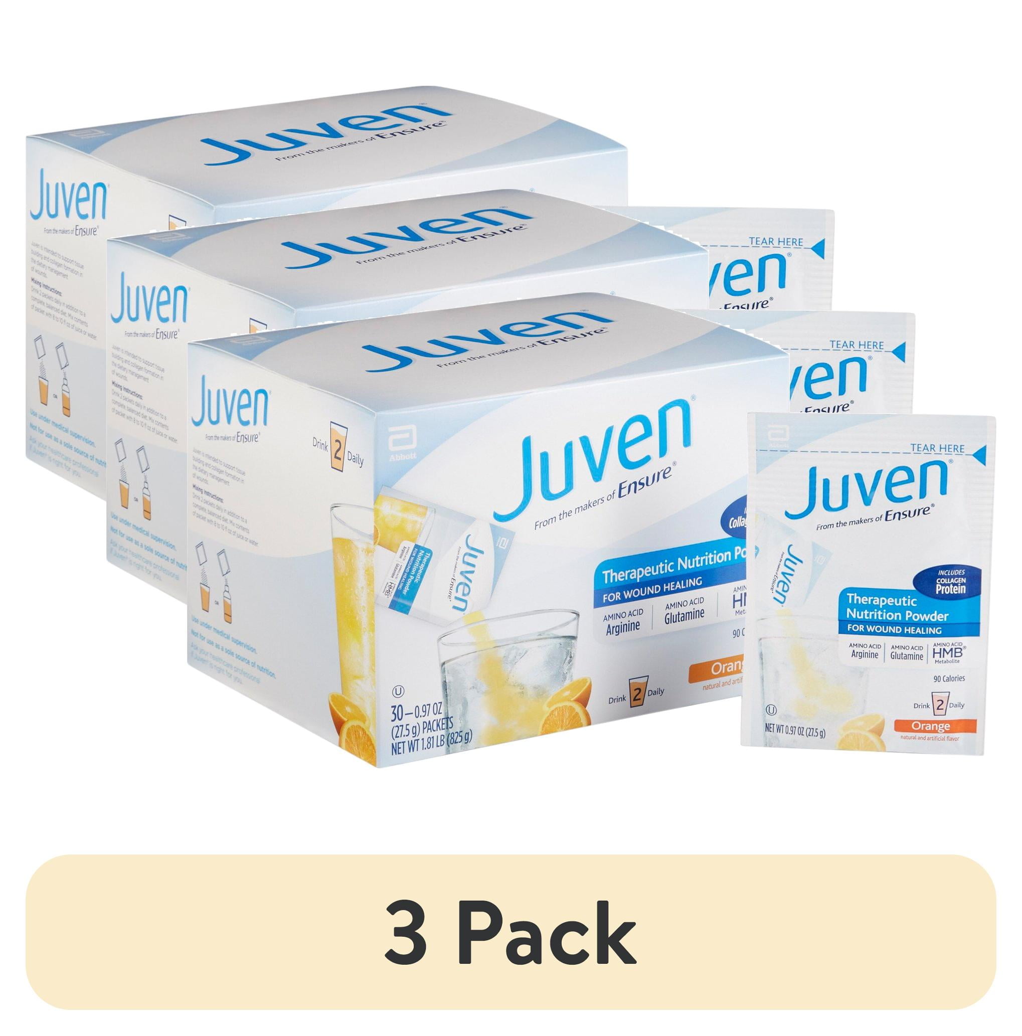 (3 pack) Juven Therapeutic Nutrition Drink Mix Powder for Wound Healing