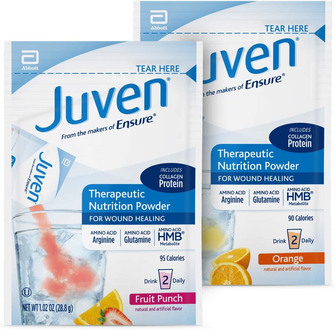 Juven Therapeutic Nutrition Drink Mix Powder for Wound Healing Support