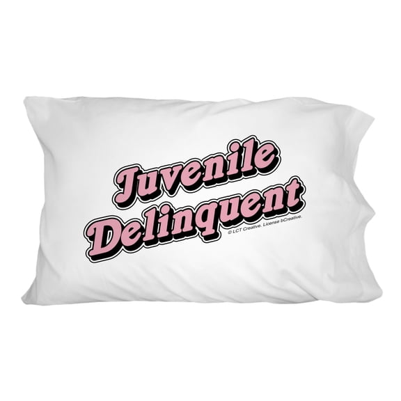 Juvenile Delinquent Funny Humor Novelty Bedding Pillowcase