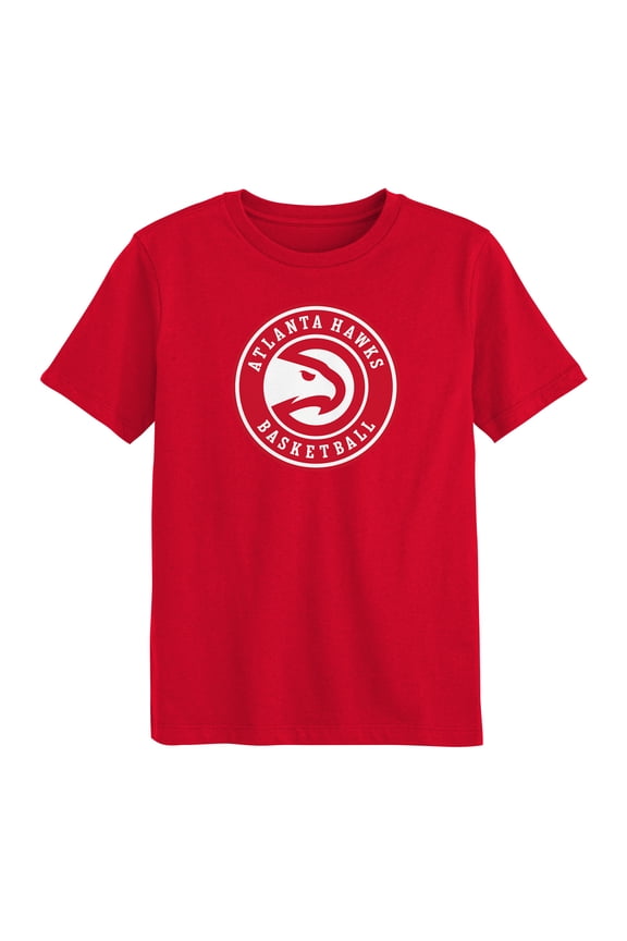 Preschool Outerstuff  Red Atlanta Hawks Primary Logo T-Shirt