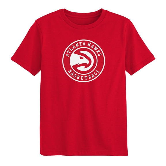 Preschool Outerstuff Red Atlanta Hawks Primary Logo T-Shirt