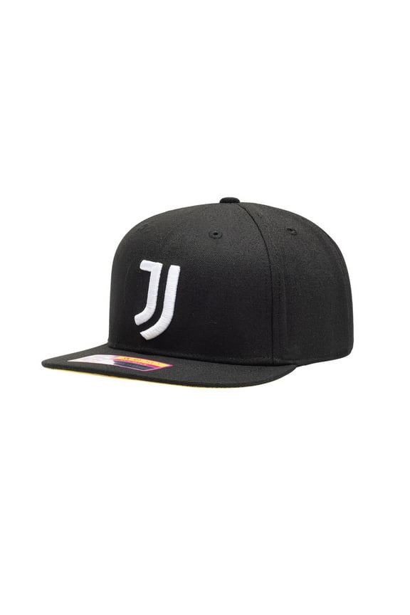 Juventus Draft Night Flat Peak Snapback Hat (Fan Ink)