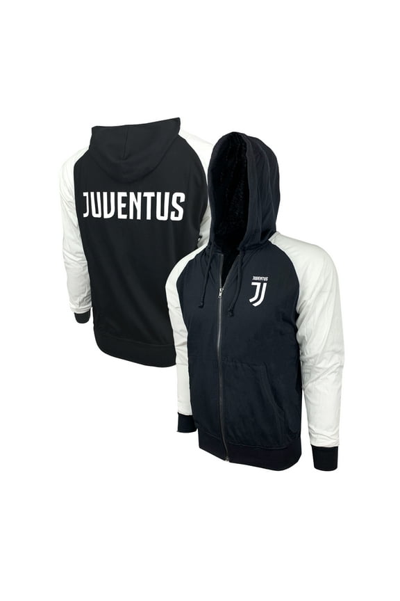 Juventus Lightweight Full-Zip Hoodie (Adults And Kid's Sizes) (YL)