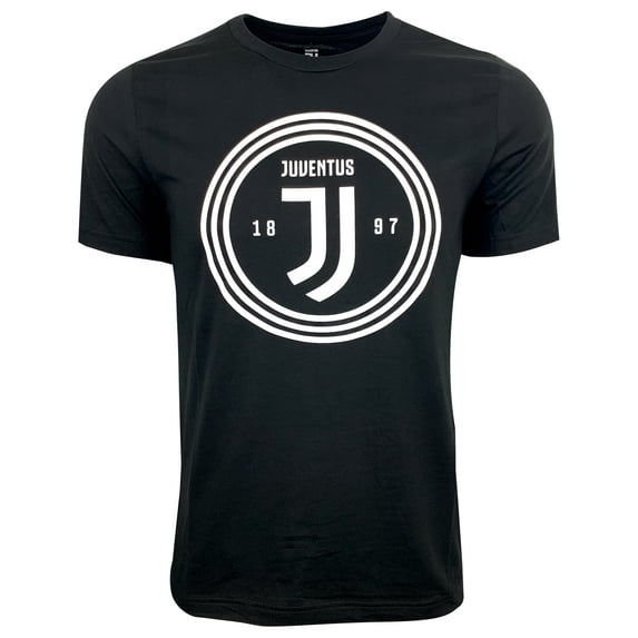 Juventus Casual Graphic T-Shirt for Men, Black (XL)